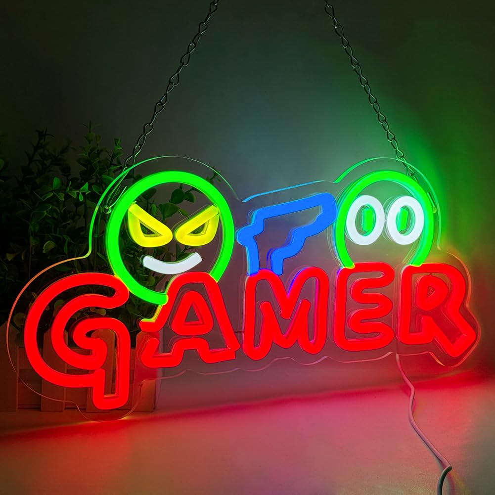 Lighting Decoration Wedding - Gamer Neon Sign LED Wandlamp Aanpasbare