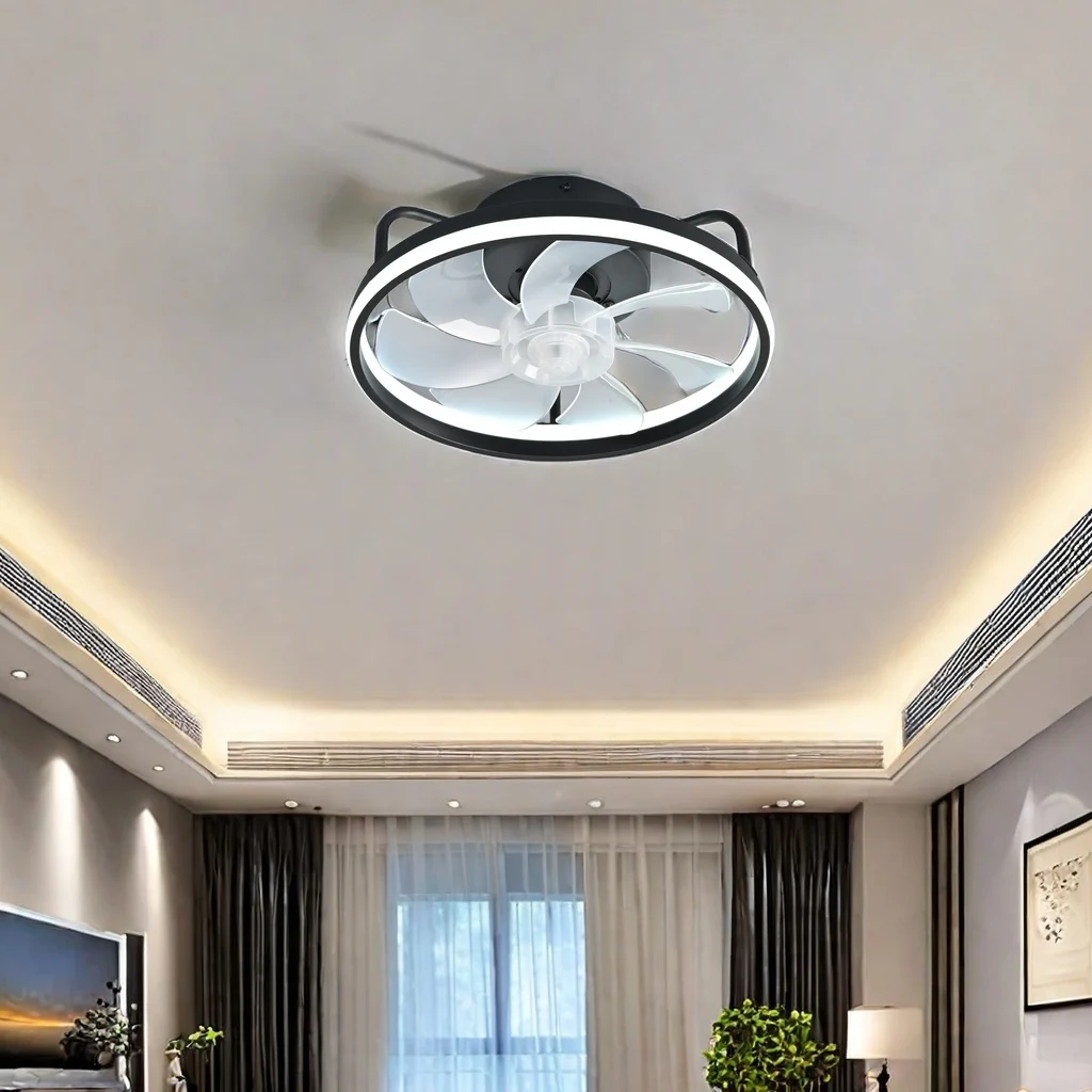 Decor Lighting Ceiling Fans - 2-in-1 moderne slimme plafondventilator slaapkamer plafondventilator