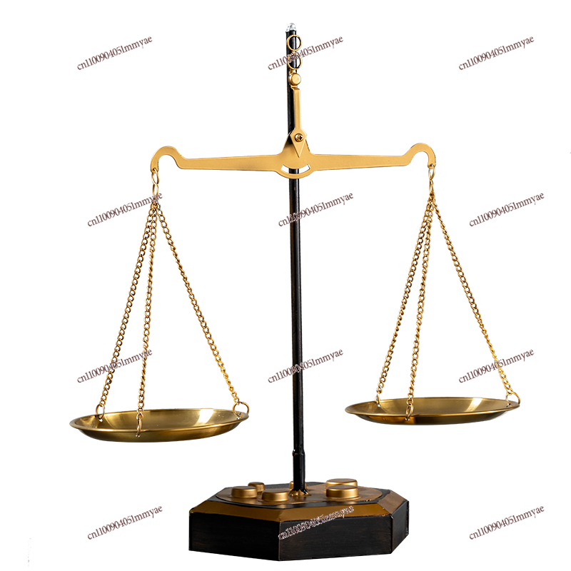 Office Lighting Decor - Metalen balansweegschaal ornament kantoor modern Scandinavisch