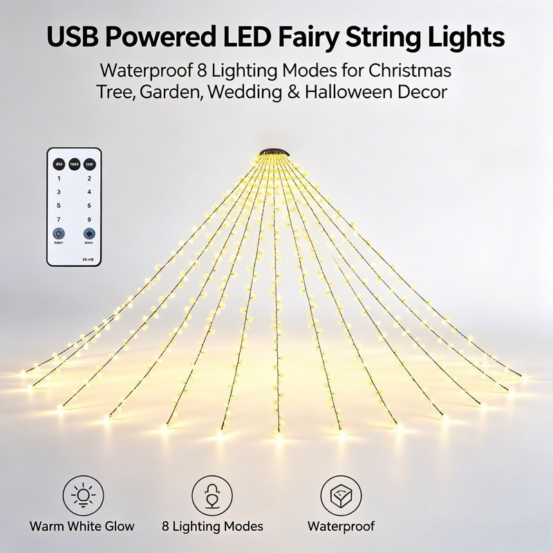 Lighting Decoration Wedding - USB LED Fairy String Lights, waterdichte