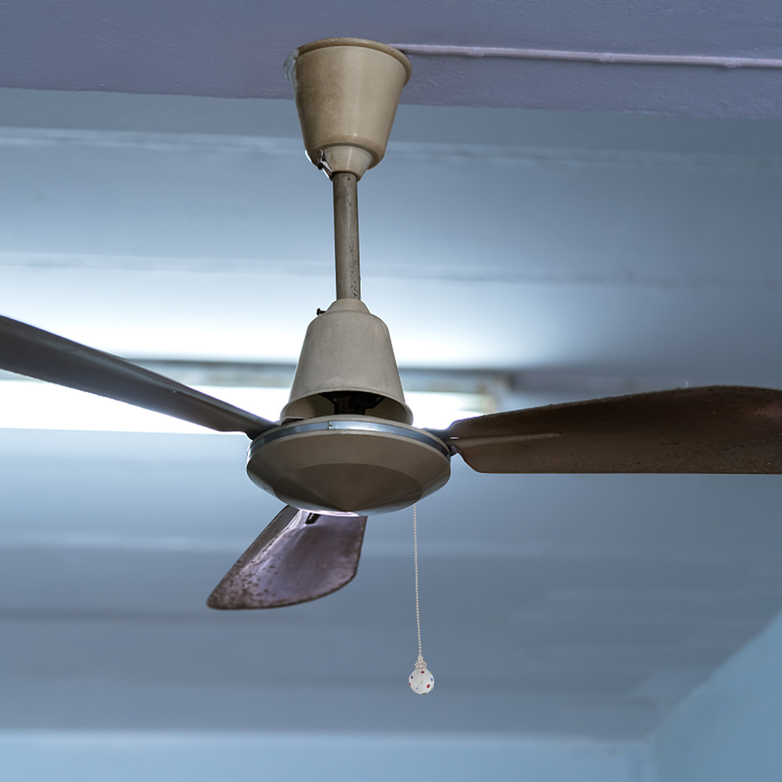 Decor Lighting Ceiling Fans - 50 cm kristallen bol hanglamp trekketting