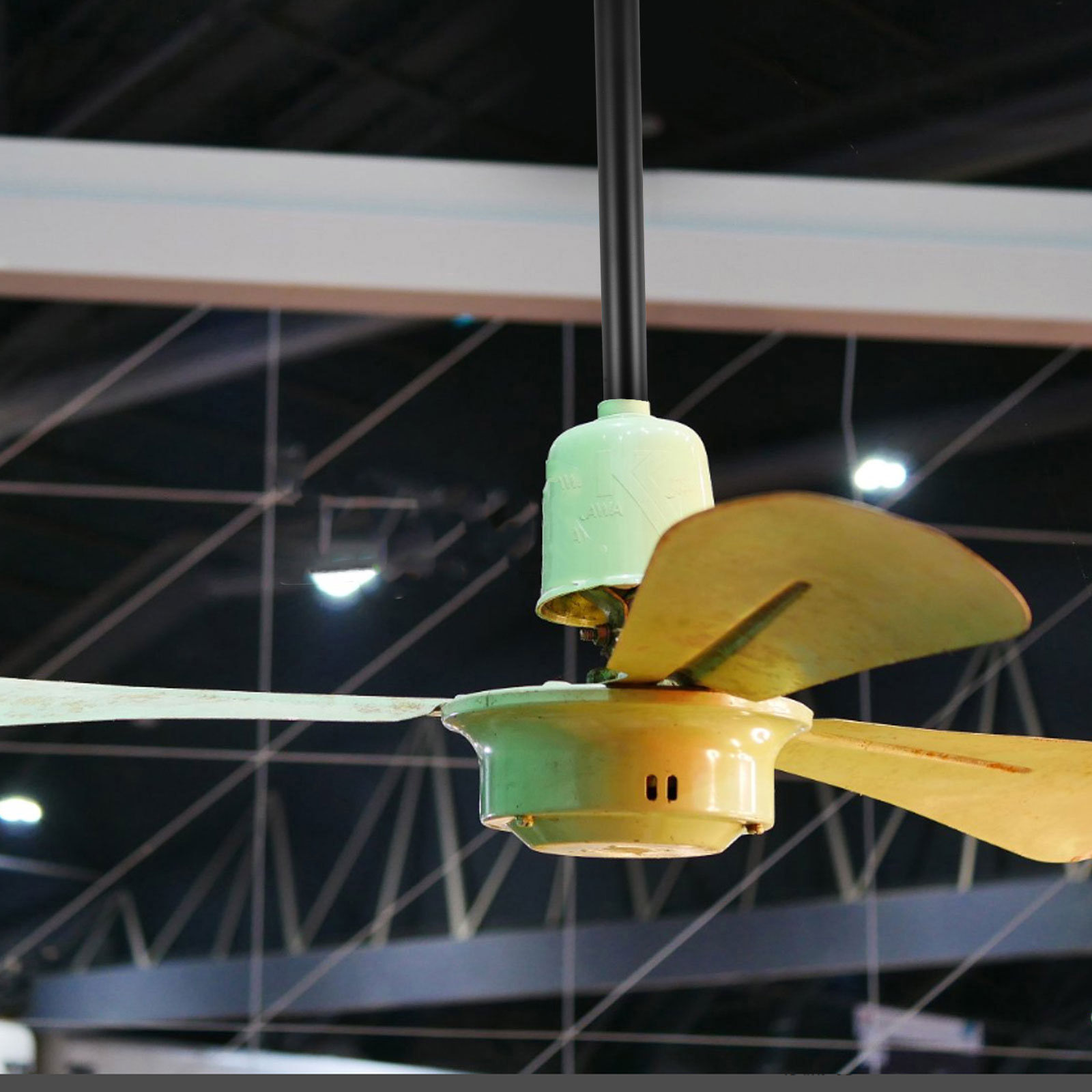 Decor Lighting Ceiling Fans - 18 inch plafondventilator downrod zonder schroefdraad,