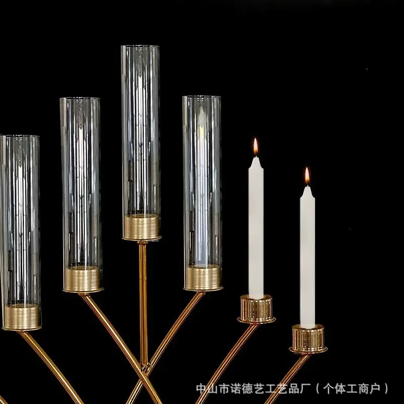 Lighting Decoration Wedding - Moderne, eenvoudige, licht luxueuze kaarsenhouder voor