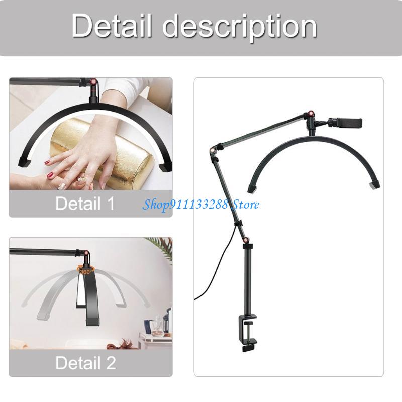 Led Moon Lamp - G88D Halvemaanlamp Videoringen Lash Light voor