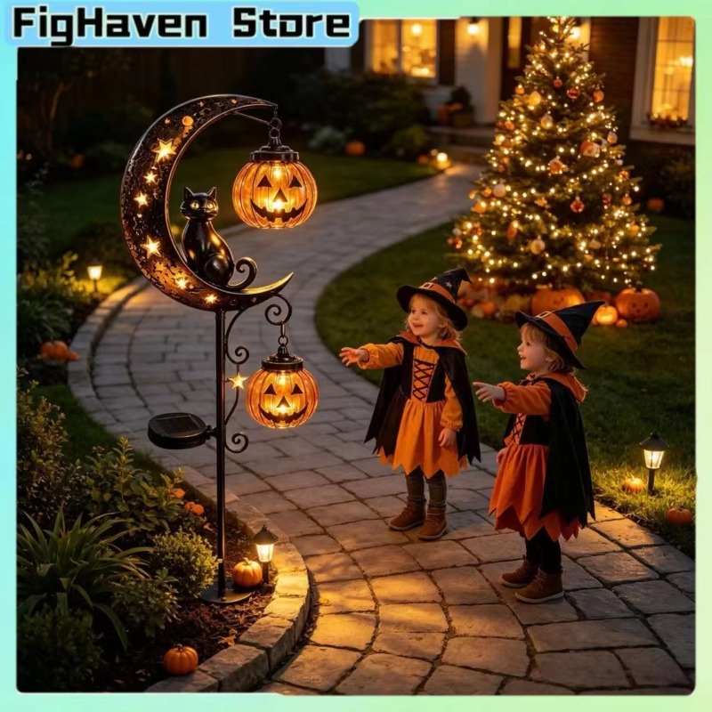 Halloween Solar Tuinlamp Maan  - Led Moon Lamp recensie en prijs