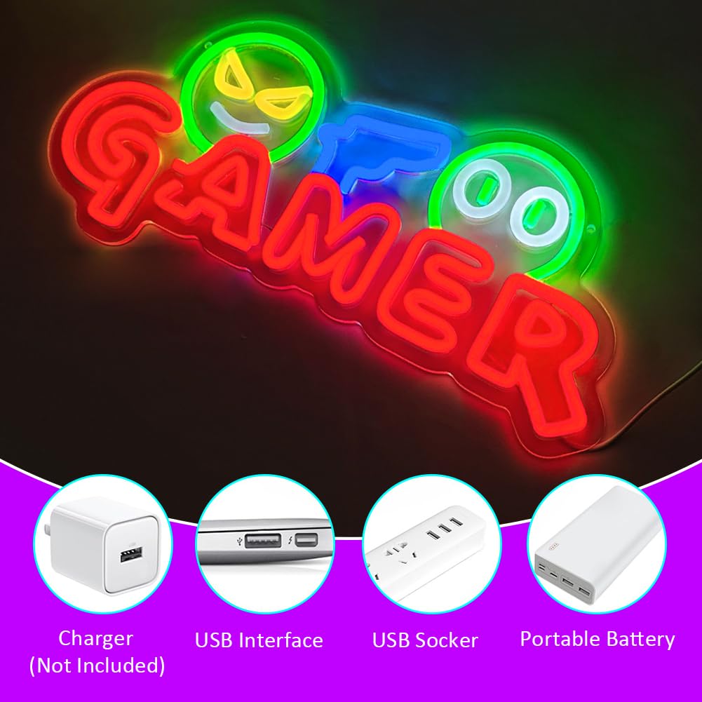 Gamer Neon Sign LED Wandlamp A - Lighting Decoration Wedding recensie en prijs