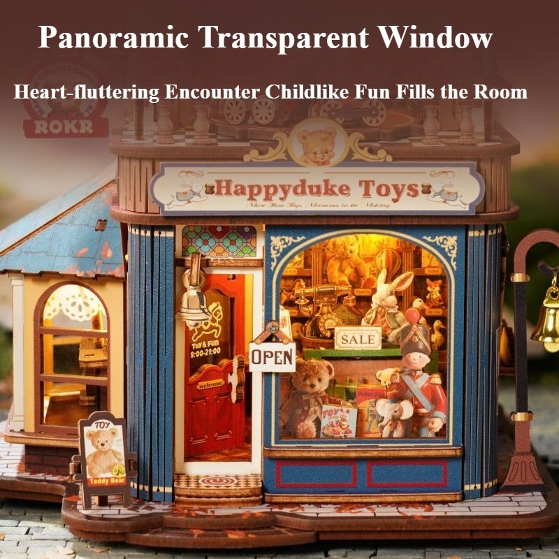 Nieuw Robotime Bear Toy Shop b - Lighting Room Decor Items recensie en prijs