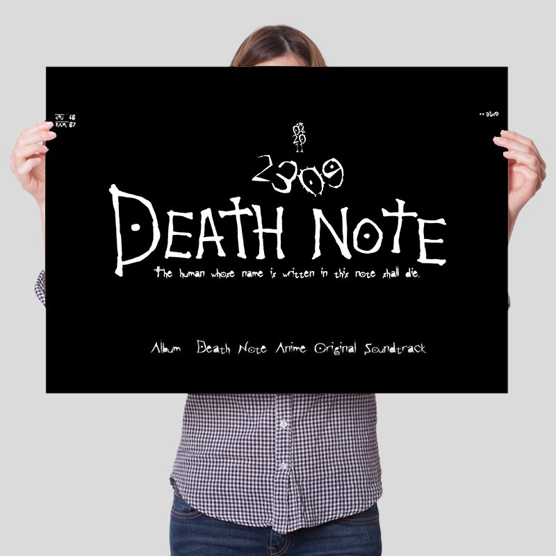Death Note Ongelijst Canvas Pr - Lighting Room Decor Items recensie en prijs