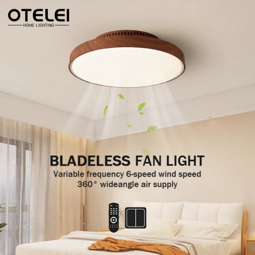 Nieuwe Walnoot Onzichtbare Bla - Decor Lighting Ceiling Fans recensie en prijs