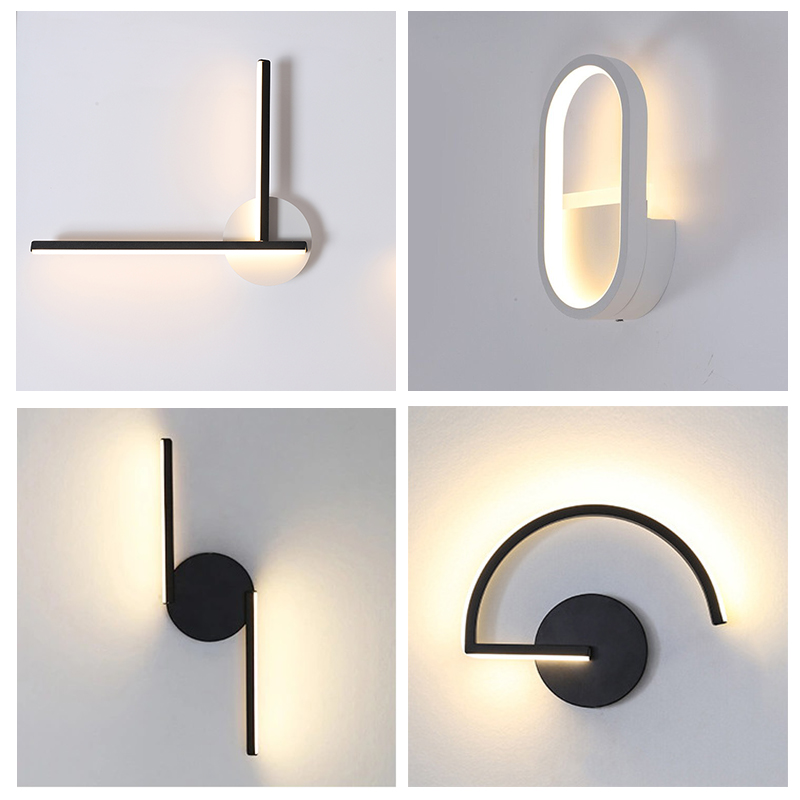 Moderne Scandinavische LED-wan - Lighting Decor Living Room recensie en prijs