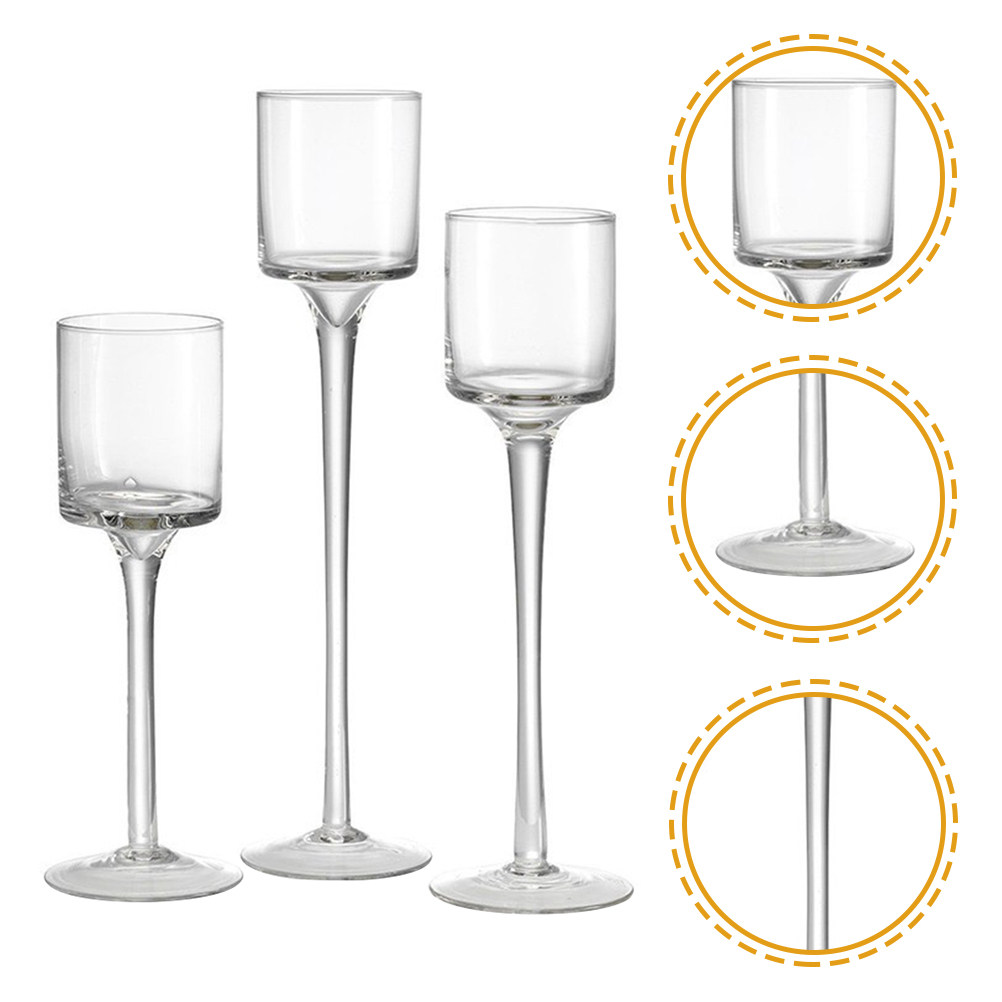 1 Set Premium Glazen Houders v - Office Lighting Decor recensie en prijs