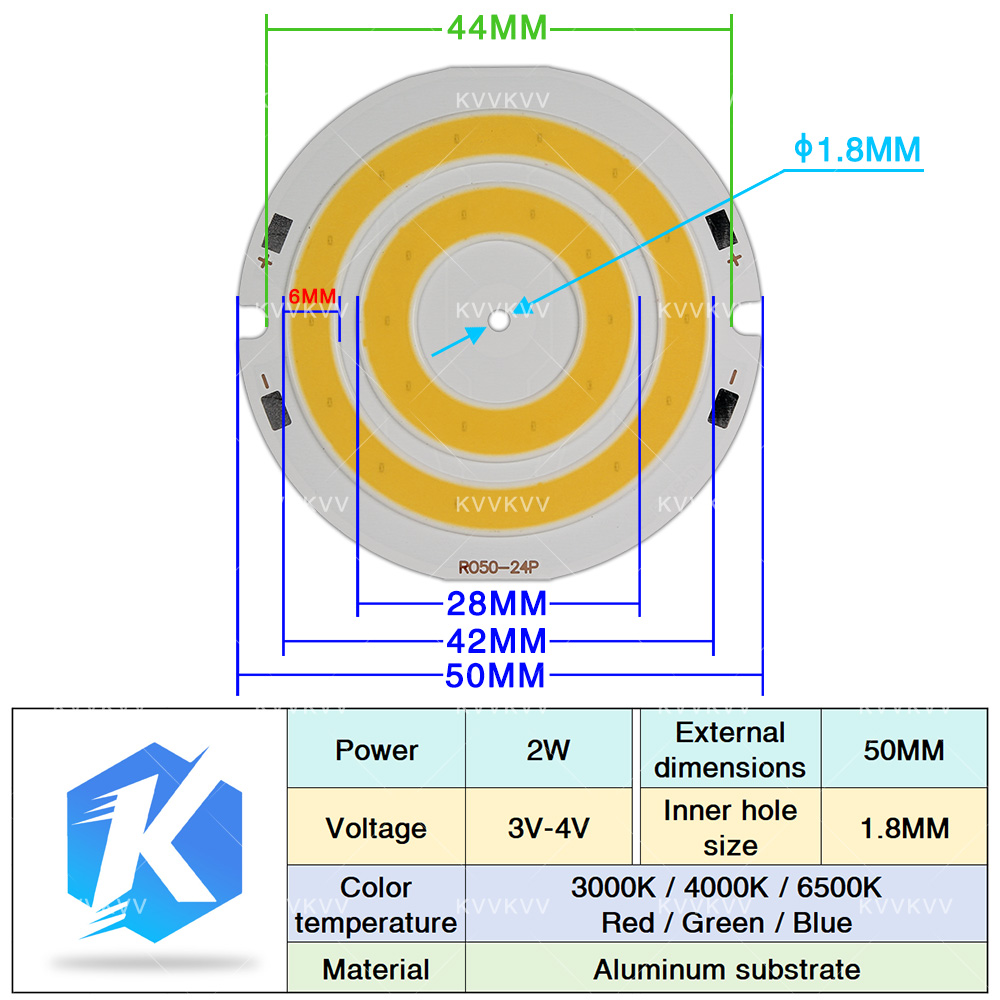 3V 4V Ronde COB LED Lamp Onder - Lighting Decor For House recensie en prijs