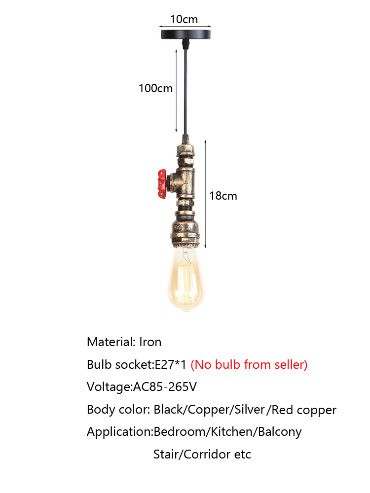 Retro Loft Industrieel Wind Wa - Lighting Room Decor Items recensie en prijs