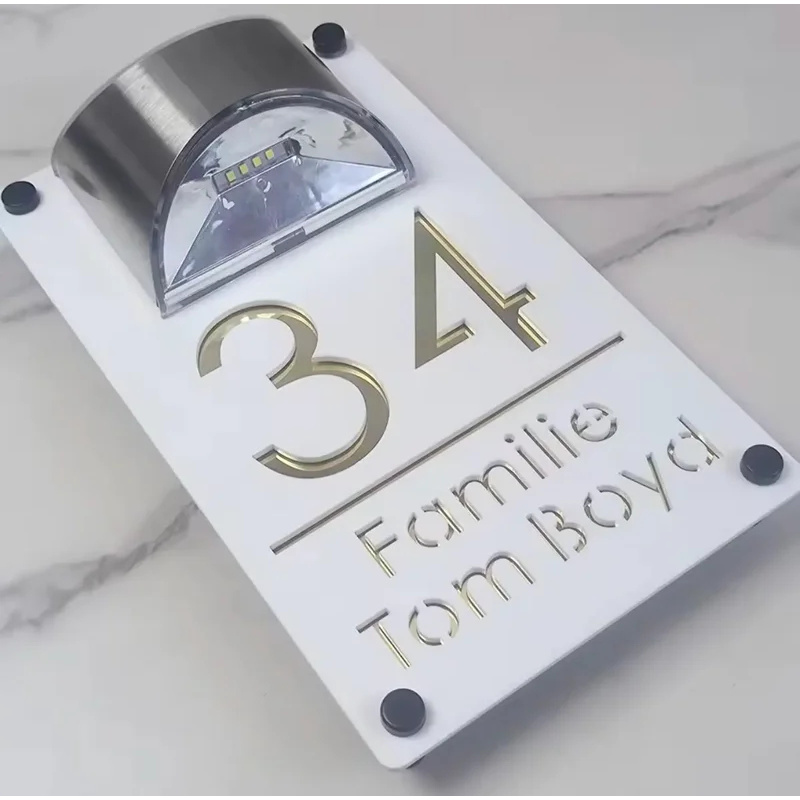 Gepersonaliseerde zonne-energi - Decor Lighting Address recensie en prijs