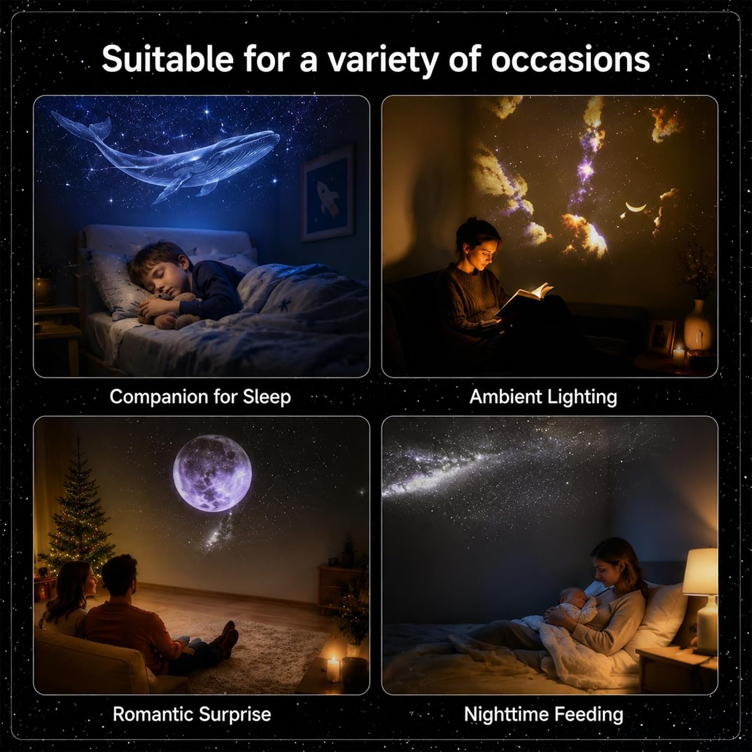 Maan Sterrenhemel Nachtlampje  - Led Moon Lamp recensie en prijs