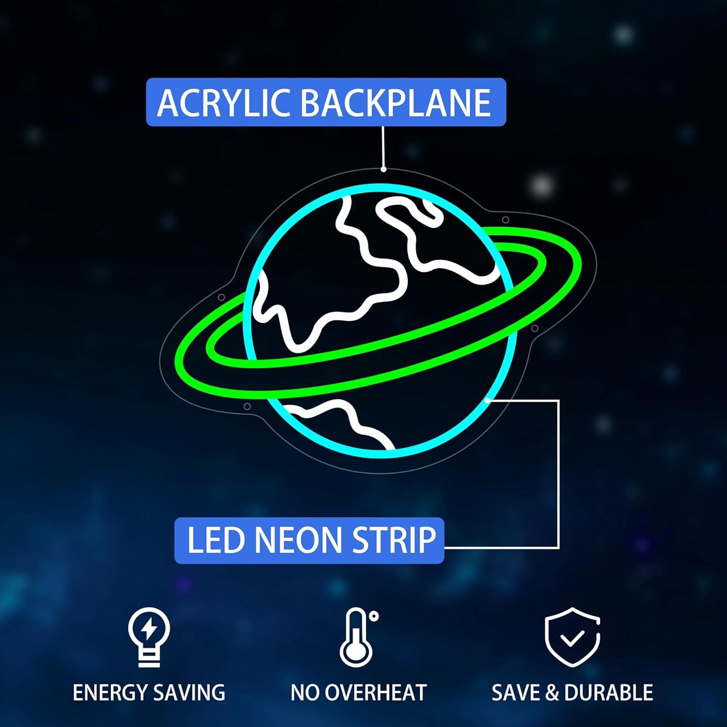 Aarde Neon Lichtreclame Planee - Lighting Decor Living Room recensie en prijs