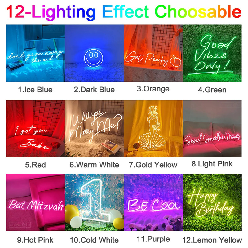 Op maat gemaakte LED neonborde - Lighting Decoration Wedding recensie en prijs