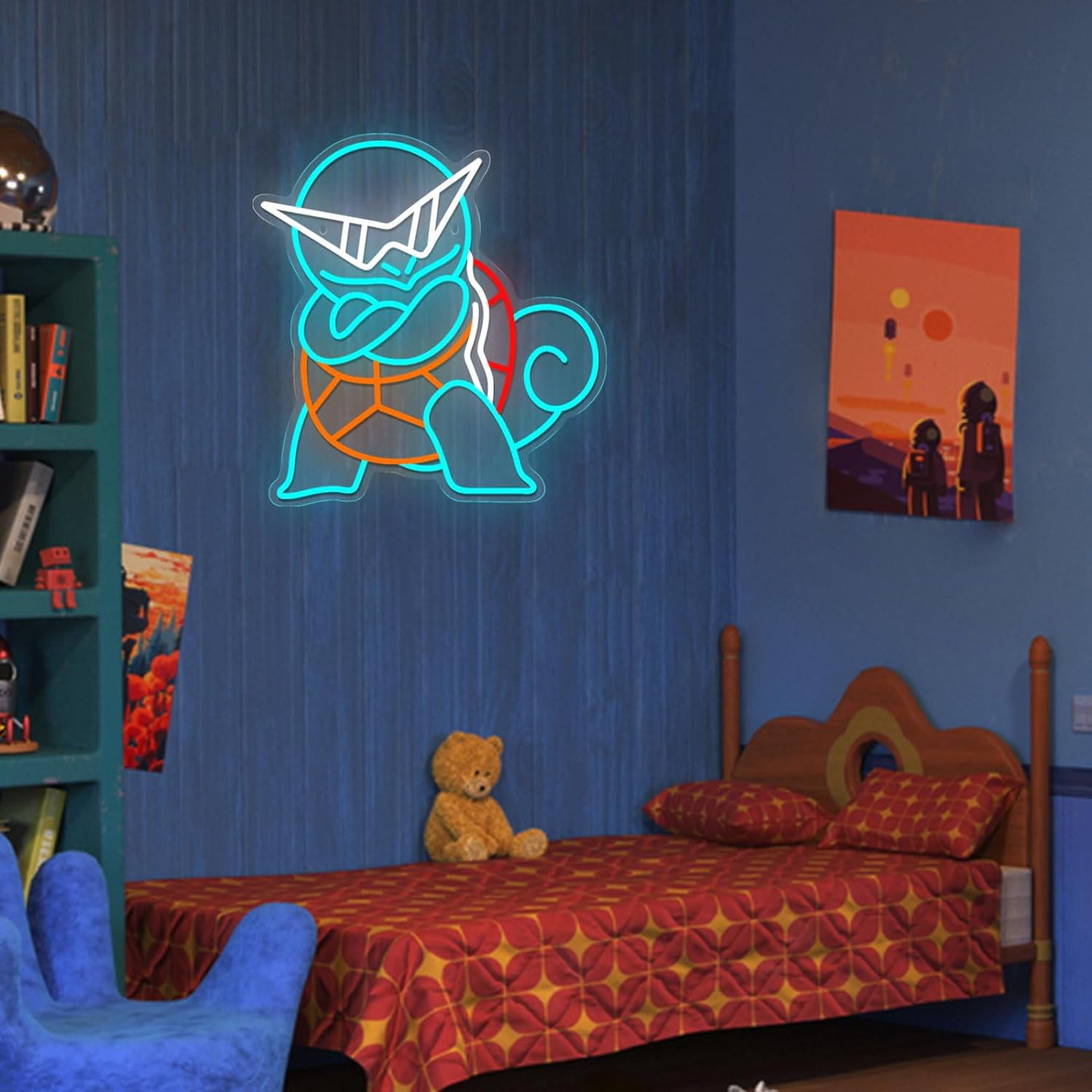 Pokémon Squirtle Neonbord LED  - Lighting Room Decor Items recensie en prijs