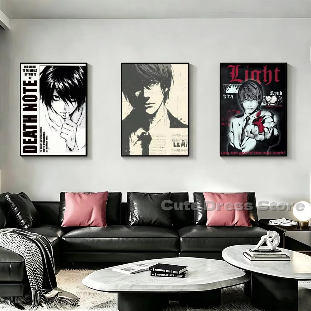 Death Note Canvas Print Ongeli - Lighting Room Decor Items recensie en prijs