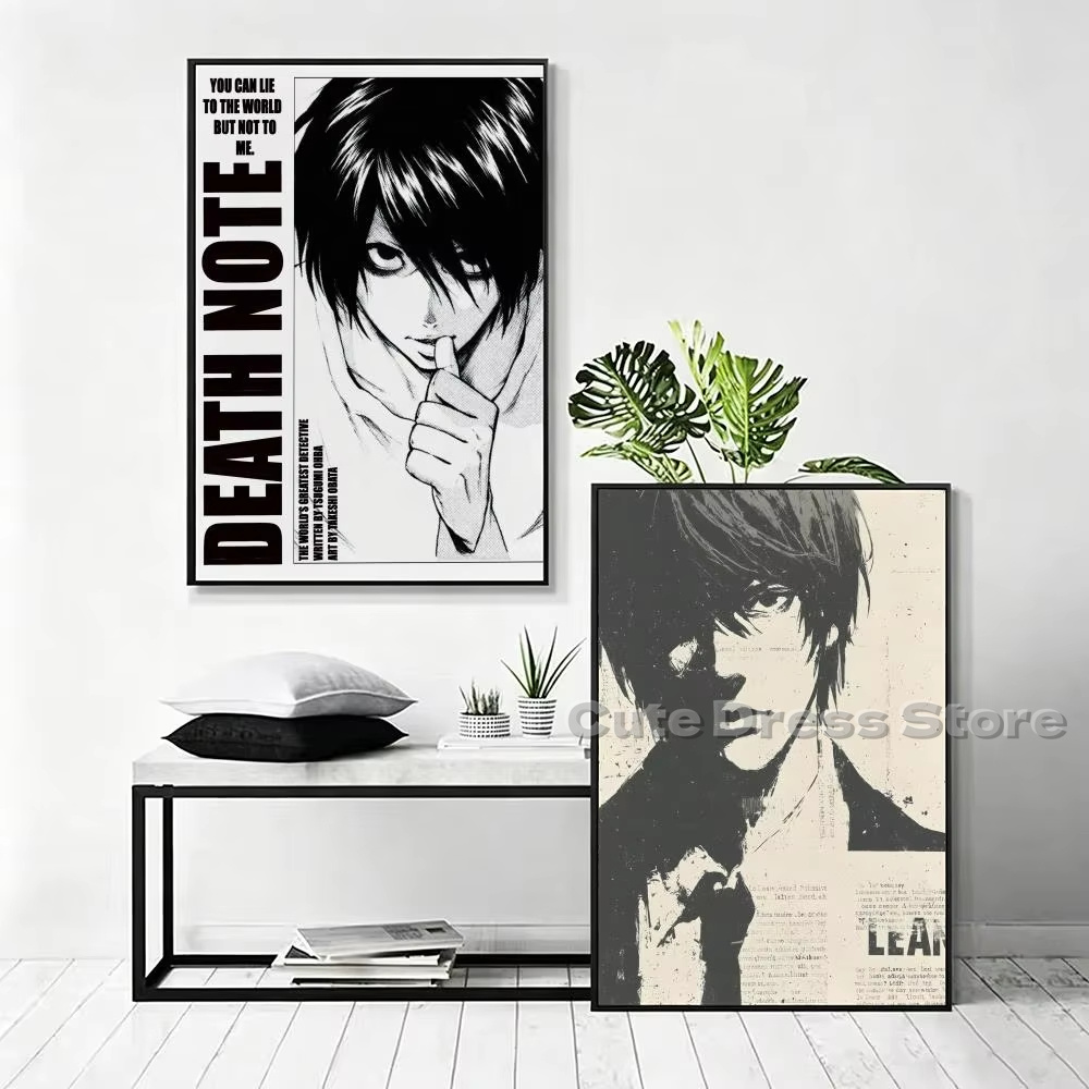 Death Note Canvas Print Ongeli - Lighting Room Decor Items recensie en prijs